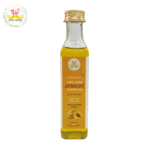 Desi Grub Apricot Kernel Oil Extra Virgin – 100% Pure Cold Pressed from High Himalayas 250 ml