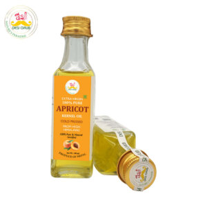 Desi Grub Apricot Kernel Oil Extra Virgin - 100% Pure Cold Pressed from High Himalayas 60 ml