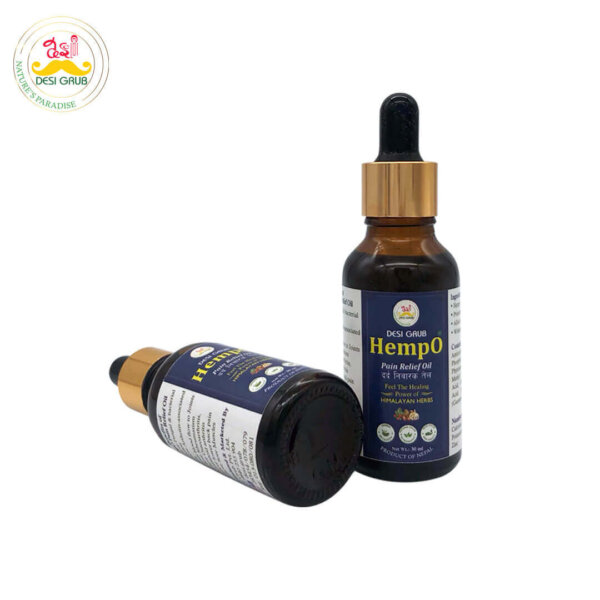 Desi Grub HempO Pain Relief Oil 30 ml | Himalayan Herbal Oil