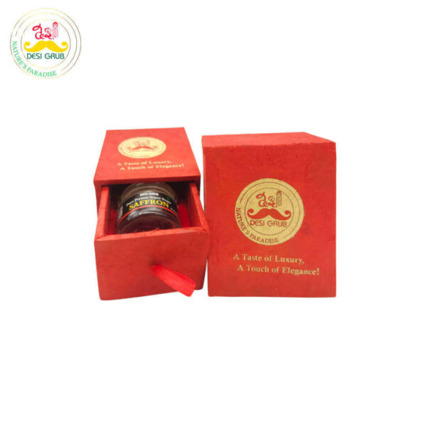 Desi Grub Premium Saffron Gift Pack Nepali Paper Box